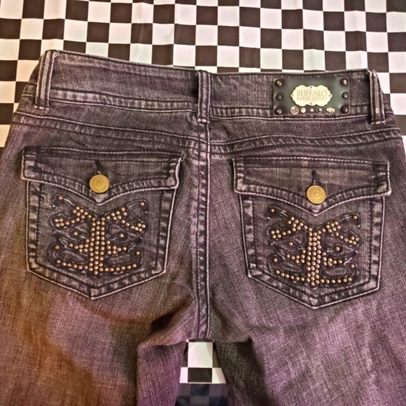 ⛓BUFFALO: Biker Jeans《Sandrine》 Low-Rise. Size 28 Used as New - Picture 5 of 10